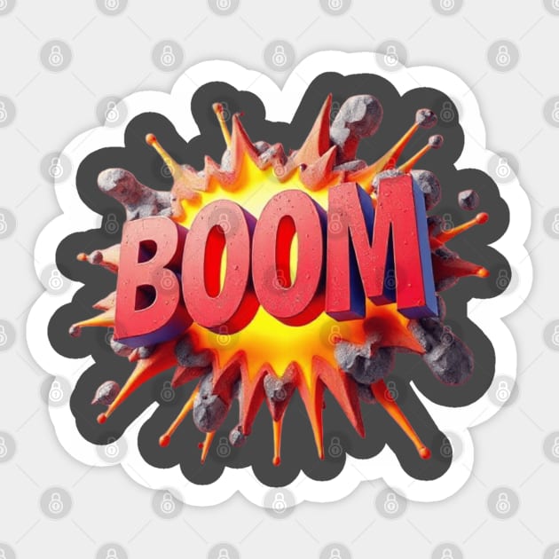 Boom Graphic tees Sticker by Graphic tees